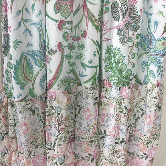 HOUSE OF HARLOW 1960 Tiered Chiffon Maxi Dress Small NWT - Picture 7 of 10